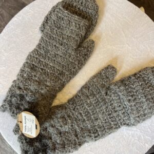 mitaine moufle gris